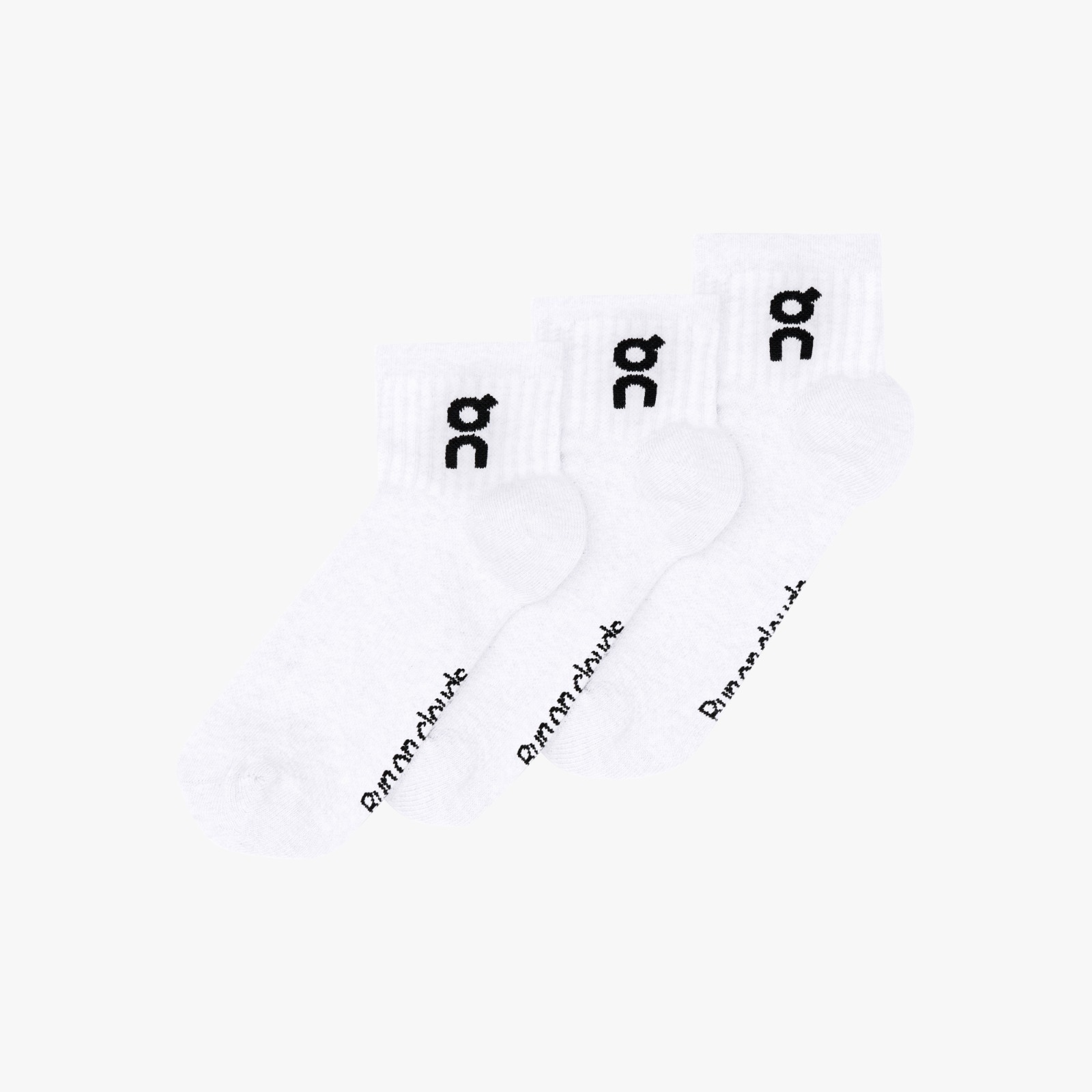 MEIA ON CANO MEDIO LOGO S.Mid BCO 33-36 (Pack com 3 pares)